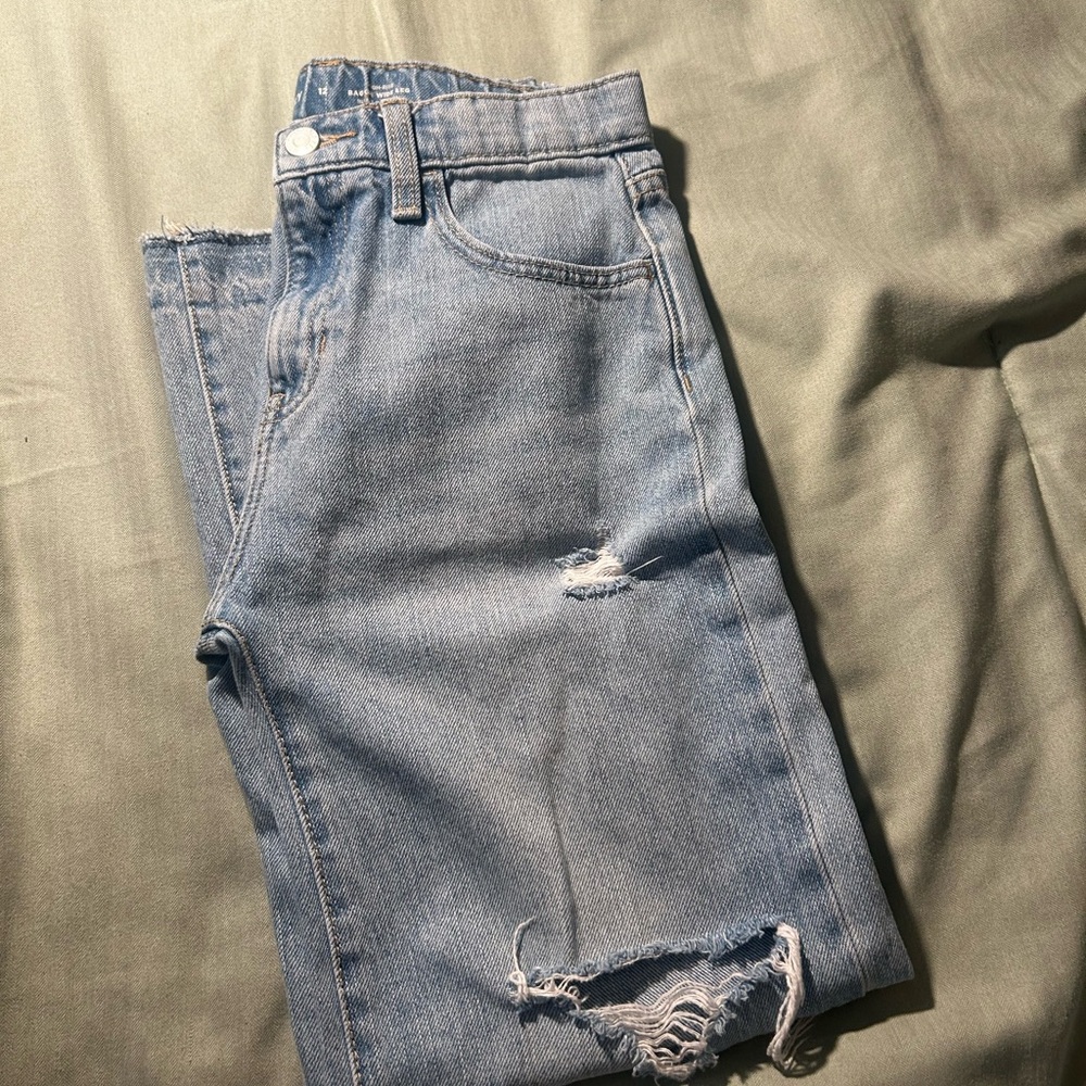 Old Navy Light Blue Baggy Wide Leg Jeans